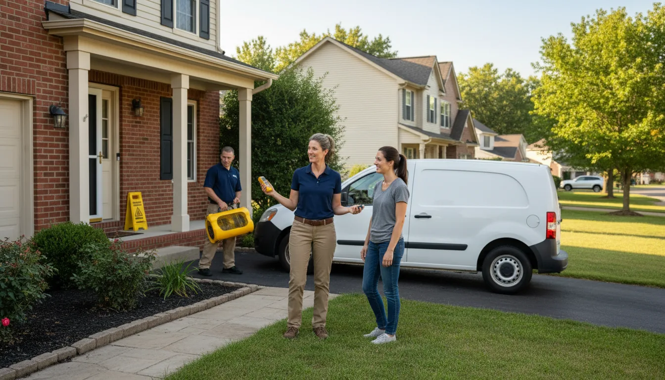 Water restoration image for Fire And Smoke Damage Restoration in Spencer, NC